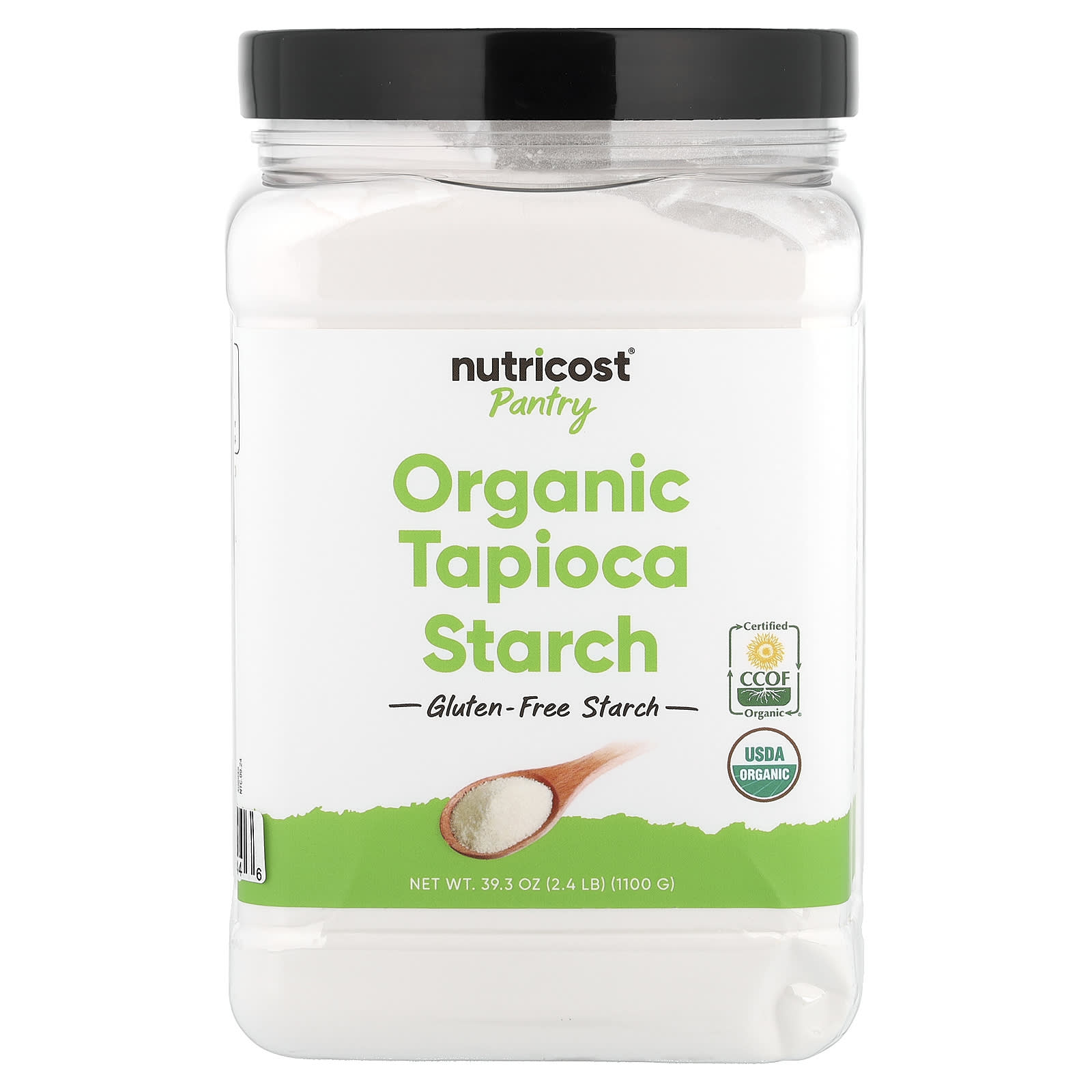 

Nutricost, Pantry, Organic Tapioca Starch, 1,100g (39.3oz)