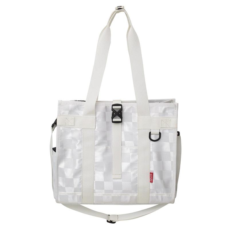 

Большая вместительная оксфордская сумка-тоут, мужская однотонная сумка на плечо, женская дорожная сумка белый