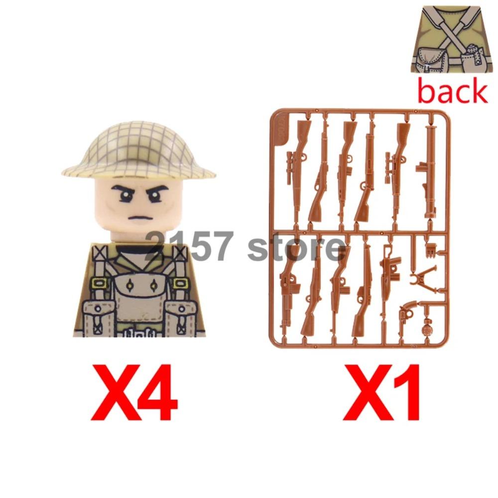 Military Soldier Figure Building Block Weapons Ranger Camouflage Vietnam War US Special Forces KSK Medical Bandit Thief Toy Gift