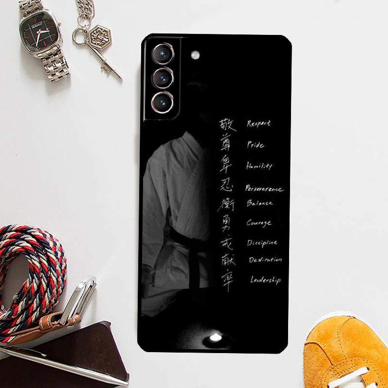 Kung Fu Karate Taekwondo Martial Arts Phone Case For Samsung Galaxy S24 Ultra S22 Plus S20 S21 S23 FE Note 20 10 S8 S9 S10 Cover