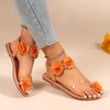 Fashion Women Slippers  Casual Flowers Bohemian Sandals Women Lightweight Casual Shoes Slip on Trend Slippers 2024 Summer Slides Women