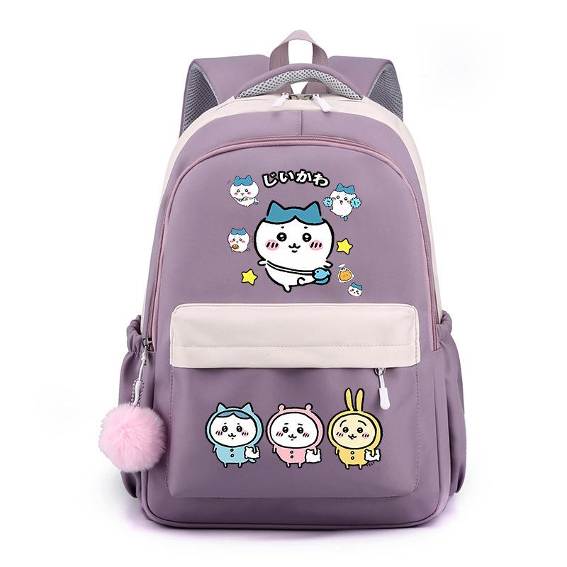Jiyika wow cute expression bag schoolbag junior high school student backpack men and women lightweight new backpack