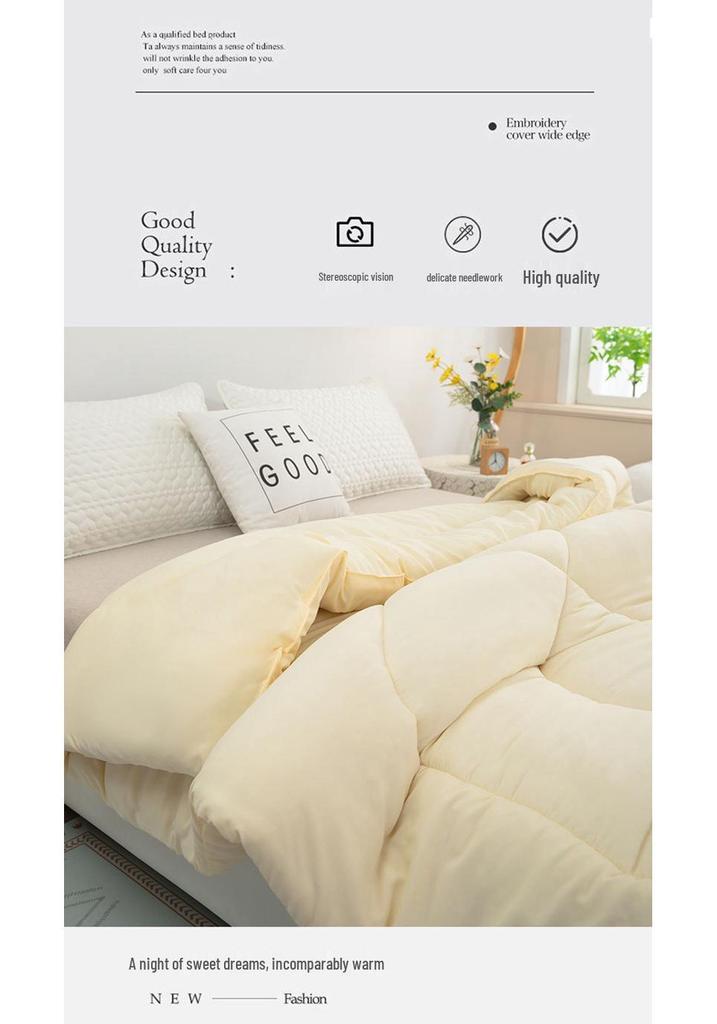 Hilton Hotel Style Feather Velvet Quilt - Spring, Autumn & Winter Bedding Gift.