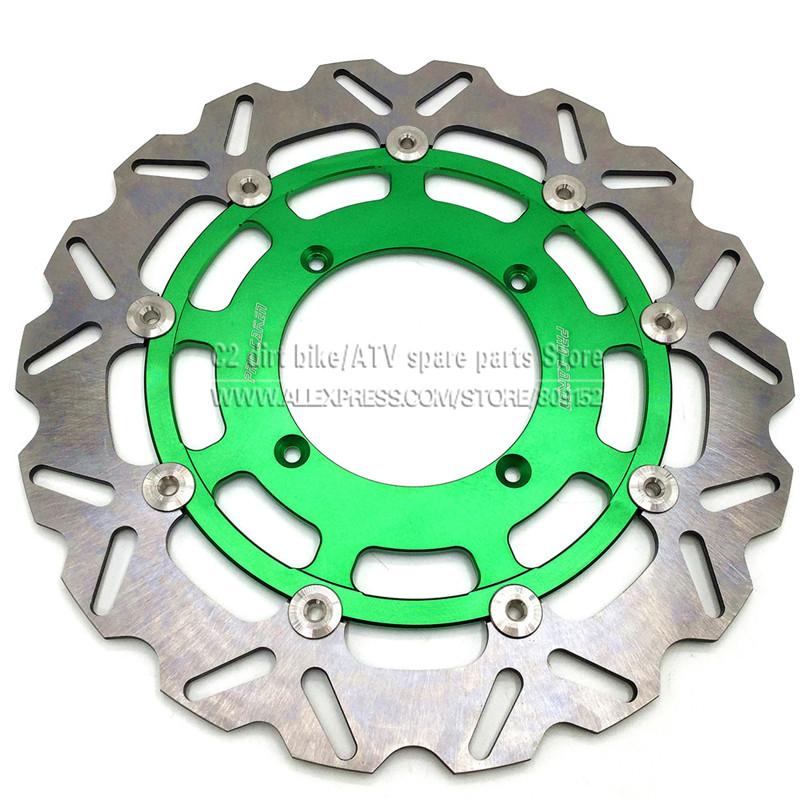 Front Floating Brake Disc Rotor Plate 320MM Oversize  Fit For Dirt Pit Bike Racing Motorcycle Supermoto