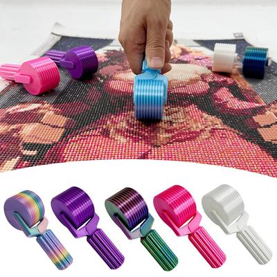 3d Printing Roller Tool Ergonomic Diamond Art Roller for Rhinestone Embroidery Detachable Craft Tool with Easy-grip Handle