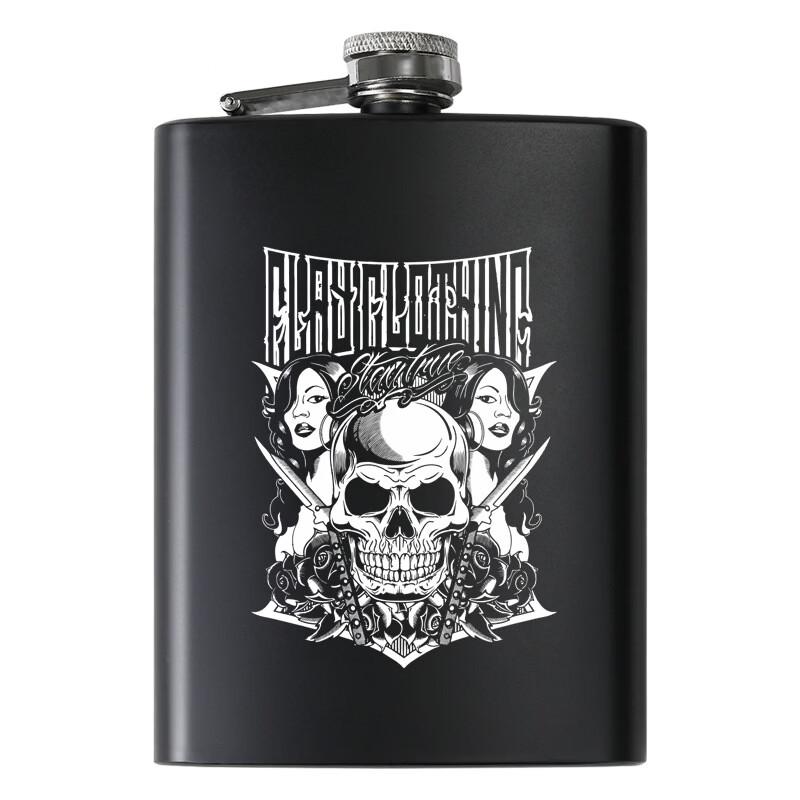 

Creative Outdoor Skull Flask
