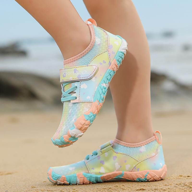 Kids Wading Shoes Beach Water Sports Shoes Swimming Aqua Shoes Quick Dry Barefoot Wading Sneakers Surfing Diving Lightweight