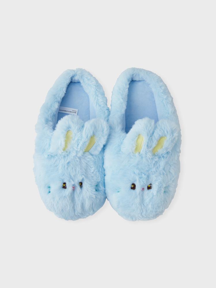 Bunini Plush Room Slippers (BLUE)