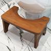 Solid Wood Squatting Toilet Footstool - Bathroom Aid Footrest
