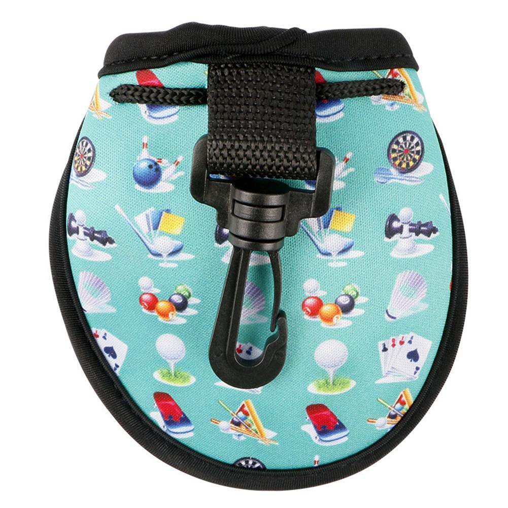 Golf Ball Waist Bag Ball Storage Pouch Waterproof Golf Ball Storage Bag Lightweight Ball Belt Bag Holds 2 Balls Golf Accessories