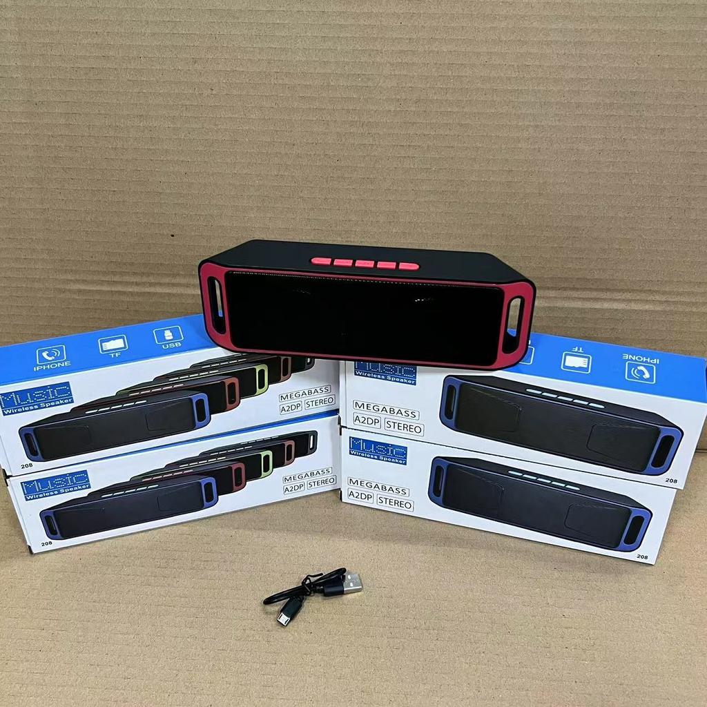 Portable Bluetooth Speaker Wireless Mini Speaker Amplifier Stereo Subwoofer Speaker TF/FM Radio USB Built-in Mic Dual Bass