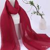 Scarlet Silk Square Dance Shawl - Women's Versatile Spring Scarf