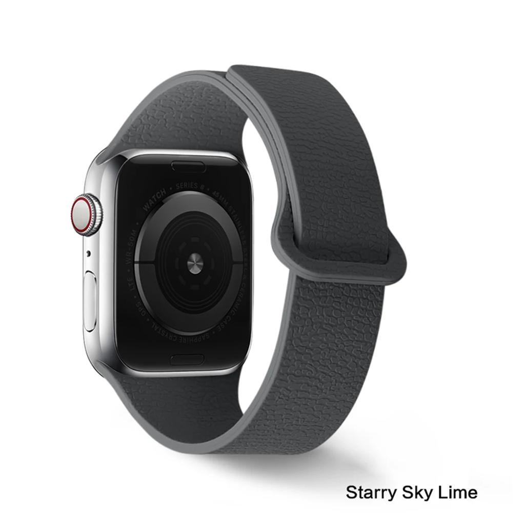Magnetic Silicone Strap for Apple Watch Band Ultra 3 49mm Series 11 10 42 46mm 9/8/7 45mm 41mm 44 40mm Sport for IWatch 6 5 4SE