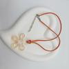 Colorful Acrylic Flower Pendant Necklace Hollow Pendant Necklaces Hollow Flower Neck Jewelry Perfect for Party Wedding
