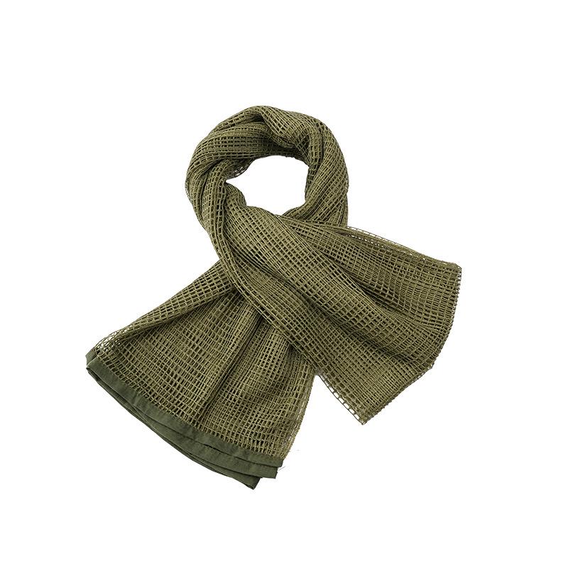 Jungle Camouflage Tactical Scarf: Breathable Concealment Net, Multi-purpose Desert Neck Gaiter & Face Veil Headscarf.