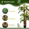 Artificial Plant Tropical Fern in Pot, Fake Plants for Home Indoor Decor, 150cm, Green