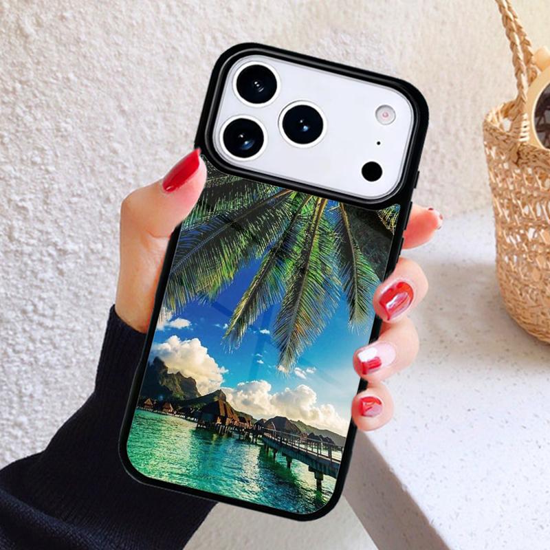 The Sea Waves Beach spray ocean island Phone Case For iPhone 17 Air 16 15 14 13 12 11 Pro Max Plus
