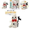 Entzückende Geister-Plüschfigur zur Halloween-Dekoration und als Geschenk. Weich und kuschelig.