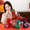 12/15/22/32Cm  Horse Stuffed Toy Sets Embroidered Good Luck Letter Print Chinese Zodiac Horse Cute Embroidery Lucky Horse Animal