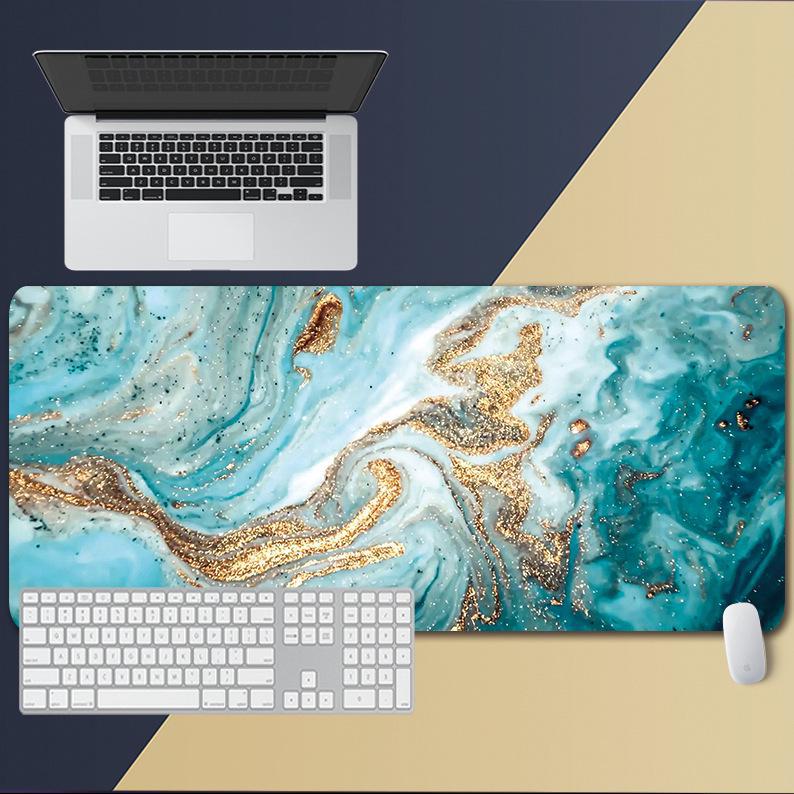 Tappetino Mouse Oversize Cielo Stellato - Design Cartone Animato Spesso per Scrivanie Studenti