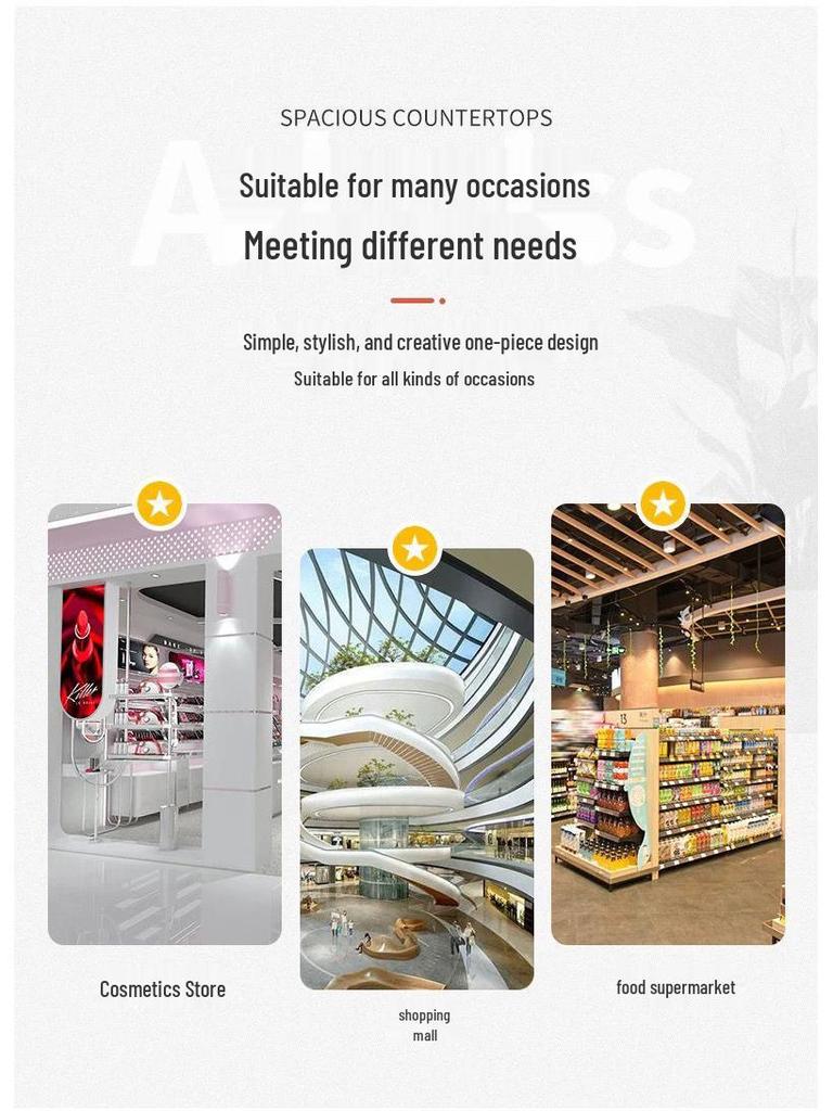 Multi-functional Display Rack for Snacks, Shoes, and Stationery in Supermarkets and Baby Stores