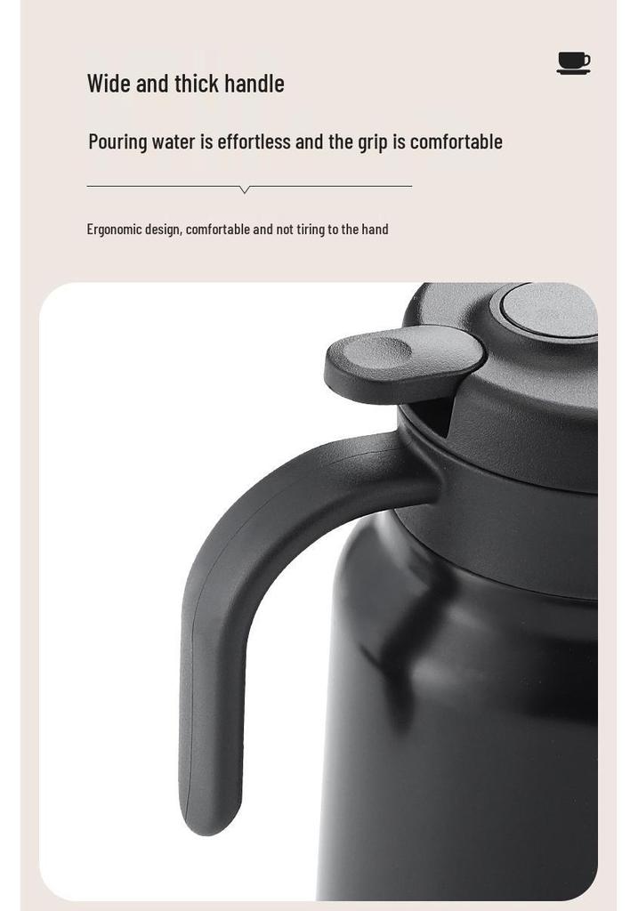 Large Capacity 304 Stainless Steel Insulated Tea Infuser Kettle for Home and Office
