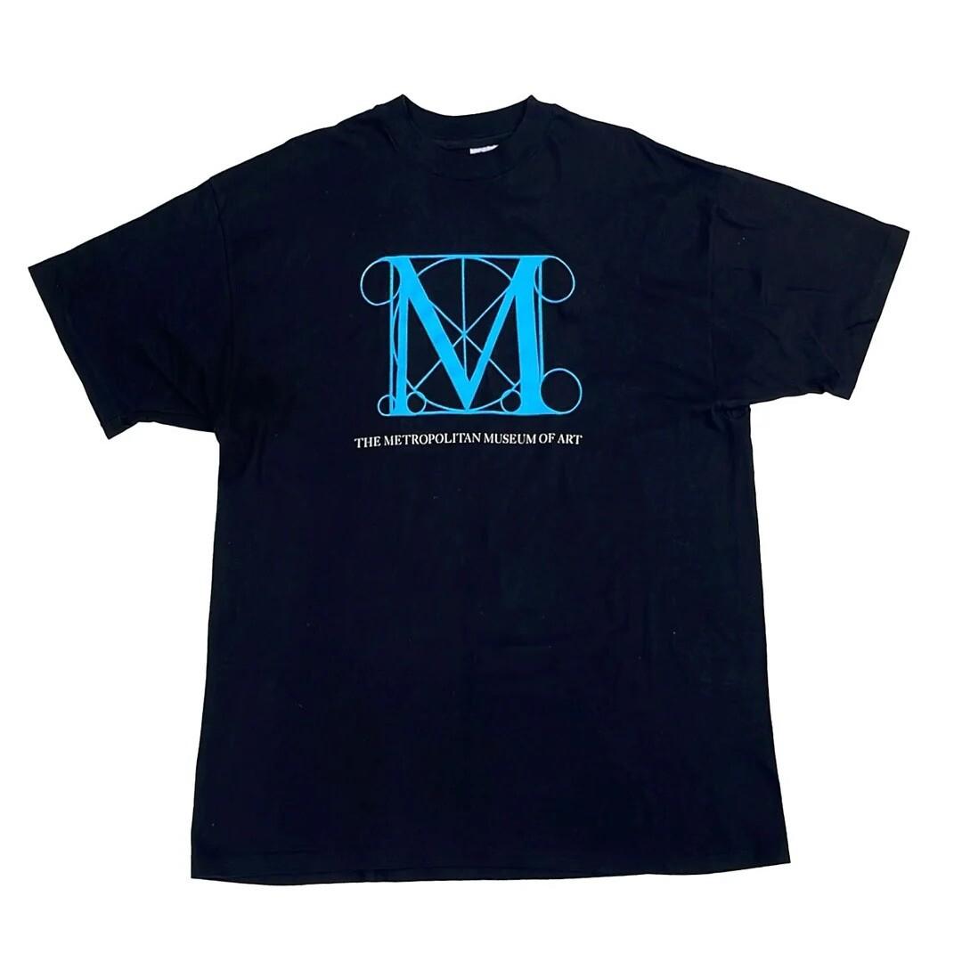 Metropolitan Museum Of Art 1990 90s Vintage Met New York Logo Nyc Unisex T-Shirt XXL