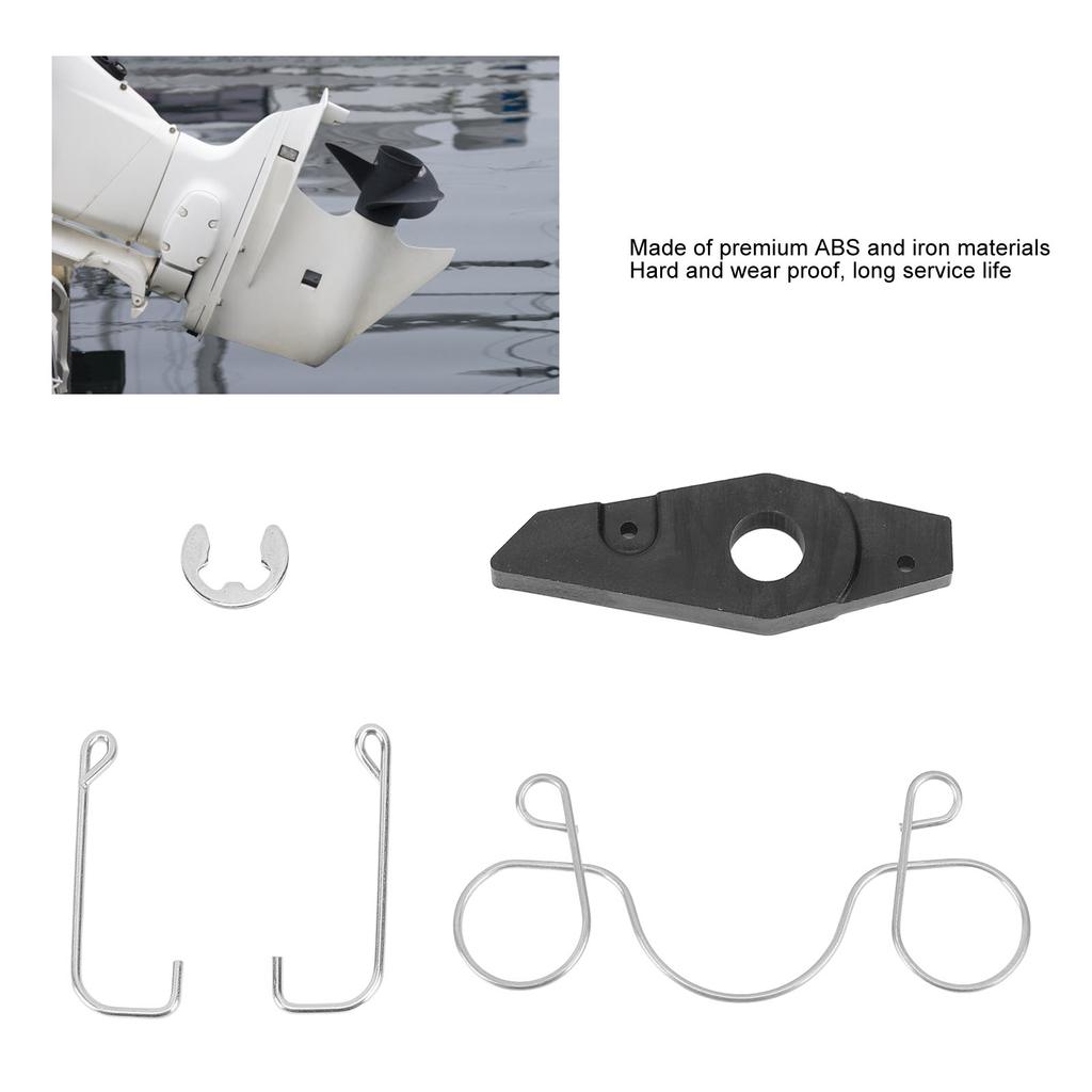 677 15741 01 Starter Pawl ABS Iron Outboard Drive Pawl Spring Set for 2 Stroke 4 To 5HP Outboard Engines