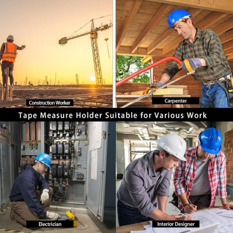 Strong Tape Measure Clip With Secure Grip Fits Most Belts And Pockets Perfect For Carpenters And Electricians M4YD