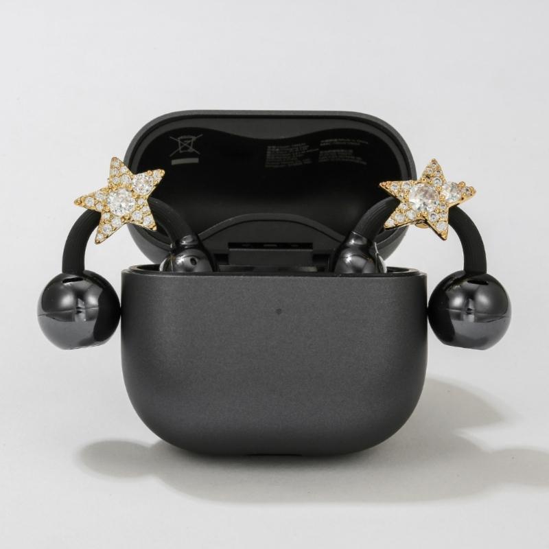 Sparkling Headphone Decoration Ear Clip Star Shape Earphone Decoration For Freeclip 1/2 Ear Clips Accessories
