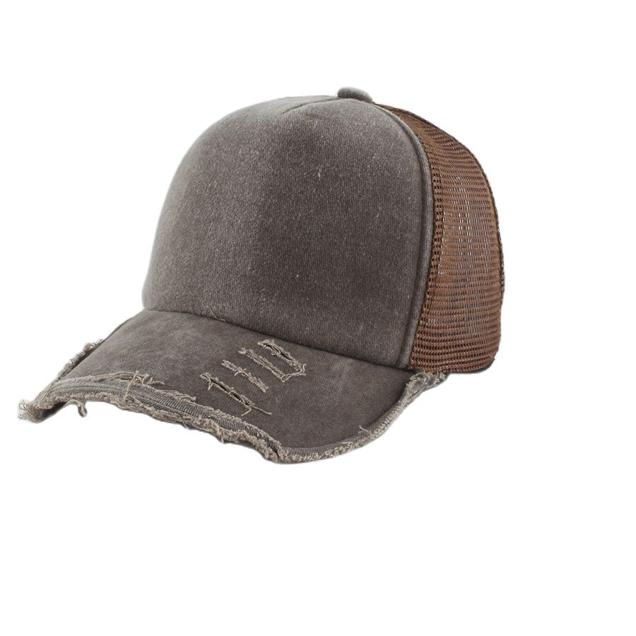 Summer Mesh Baseball Cap Outdoor Breathable Sun Hats For Women Men Washed Cotton Snapback Fashion Casual Hip Hop Caps
