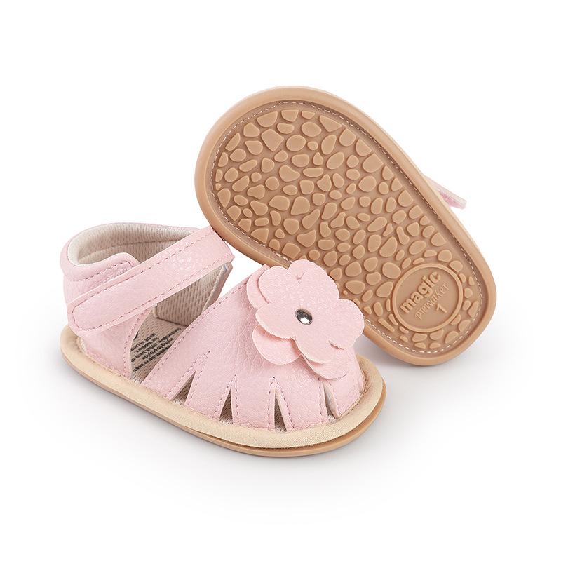 Soft Sole Summer Sandals for 0-1 Year Old Baby Girls