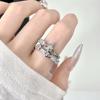 Planet Zirkon Ring Damen Nischen Design Saturn Fortgeschrittener Sinn Zeigefinger Ring Mode Persönlichkeit Offener Ring Trendig Cool