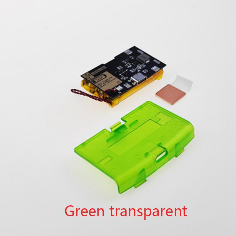 1800mAH Li-ion Rechargeable Battery Module For Game Boy Advance For GBA Highlight with Type-C Charging Port Battery Cover USB-C