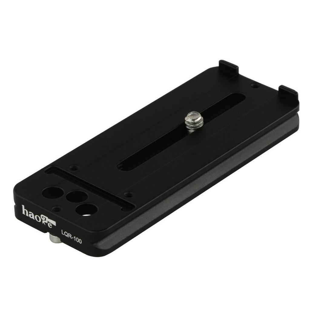 Haoge 98mm Universal Lens Quick Release Plate for Tele Arca Swiss Tripod Ball Head LQR-100 Canon, Nikon, Olympus, Minolta, Tokina, Tamron, Sigma,