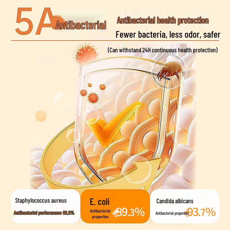 LANGSHA Men's Antibacterial Pure Cotton Dress Socks (7 Pairs)