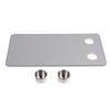 RV Table Top Replacement with 2 Cup Holders 31.49x15.74in Solid Wood Boat Table Top Panel for Trailer Motorhome Yacht