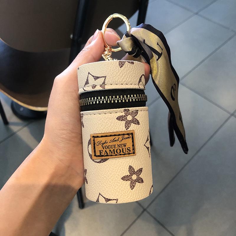 Luxury Mini Fragrant Style Lipstick Coin Purse Keychain – Trendy and Portable