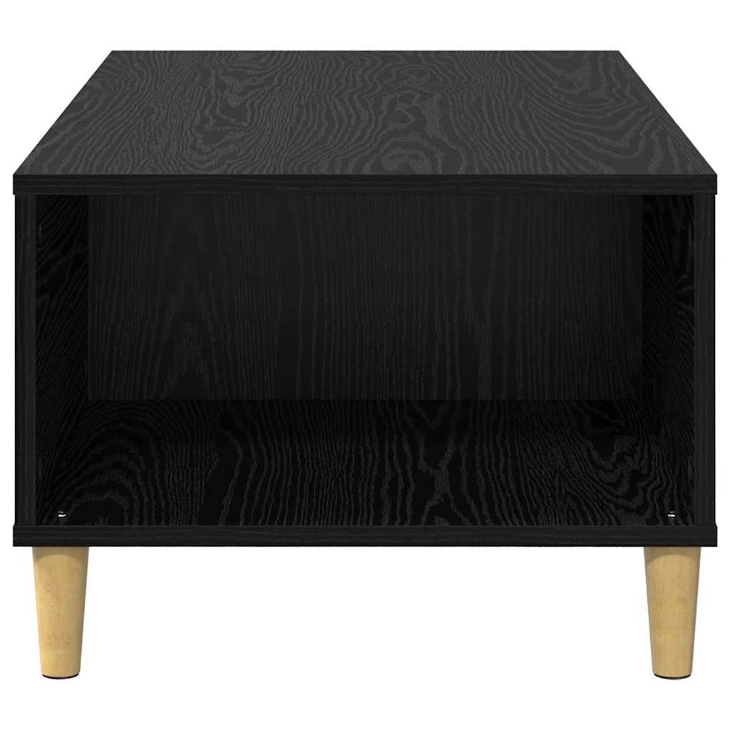 Coffee Table Black Oak Effect 90 x 50 x 35 cm Wood Based Panel