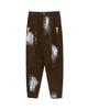 THEMUSEUMVISITOR Hand Painted Wide Pants (Brown)