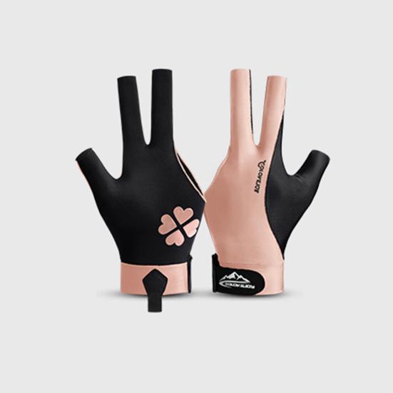 1Pc Billiards Glove Stretch Breathable Anti-slip Sweat-absorbing Men Women Left Hand Snooker Cue Sport 3-Finger Glove Billiards Accessories