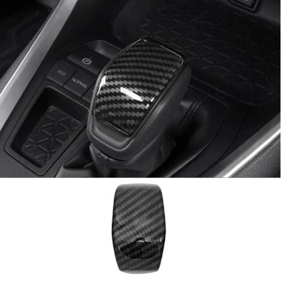 For Toyota RAV4      ABS Chrome Car Gear Shift Head Knob Frame Cover Trims Sticker Car Styling Accessories