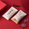 Good Luck Self-closing Glasses Case Print Lipstick Storage Case Kawaii Sunglass Storage Bag  Girl