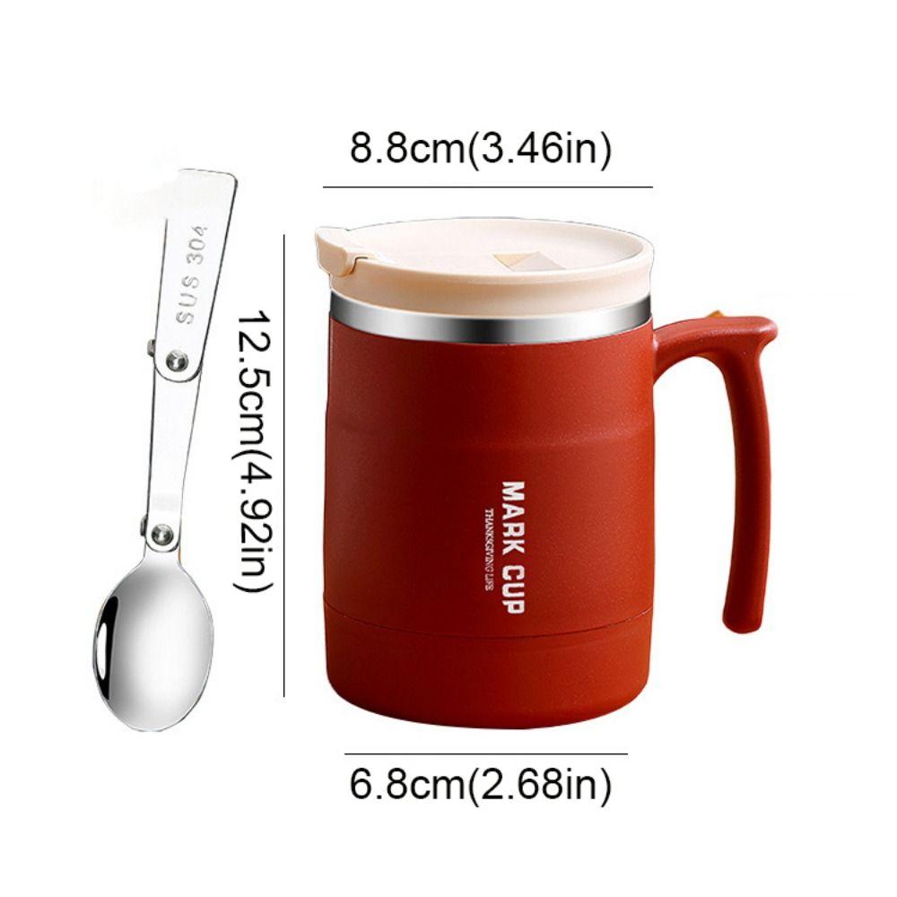 Anti-scalding Thermal Coffee Mug Double-layer Insulated Water Cup Durable Thermal Cup  Office