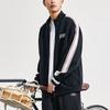 Anta Color Block Knitted Sports Jacket Men Jackets Black 152338706-2