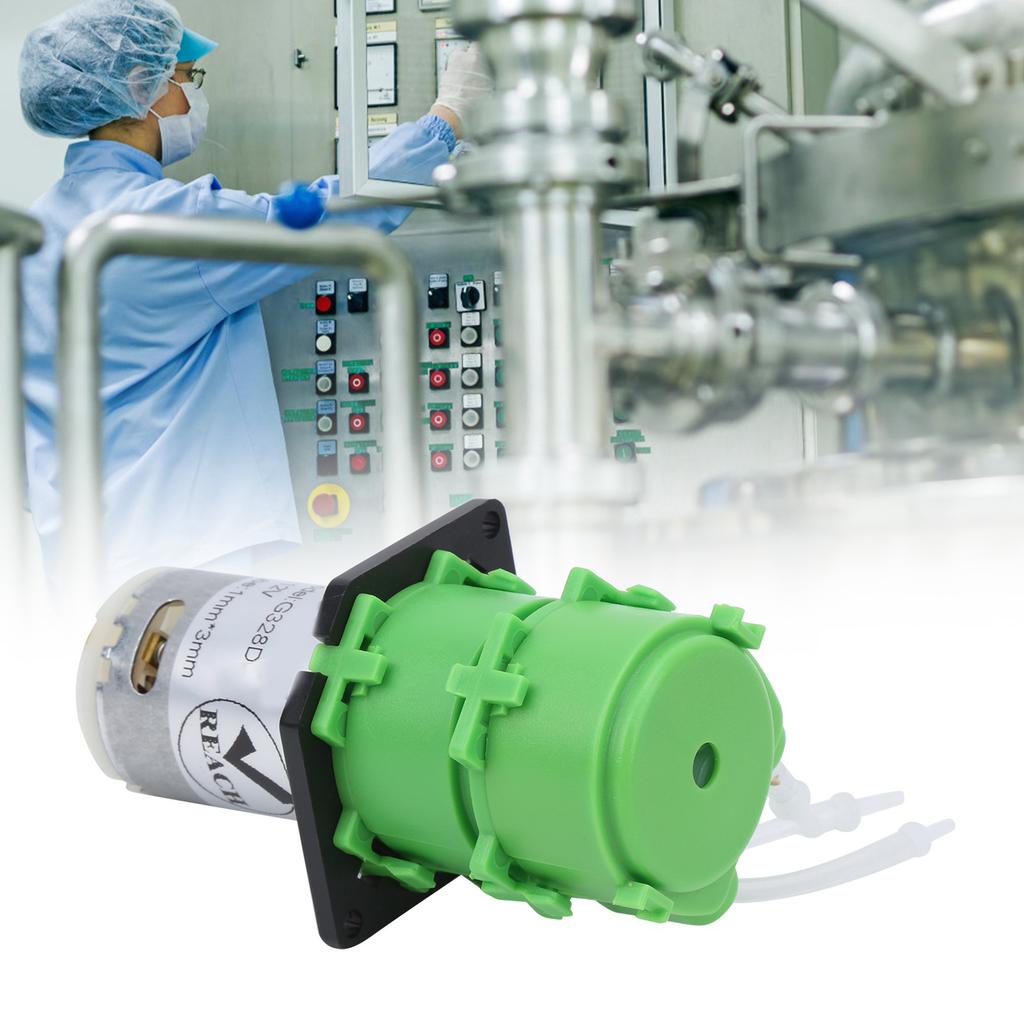 Dosing Peristaltic Water Pump Double Head Micro Liquid Circulating 1 X 3mm TubeDC 12V