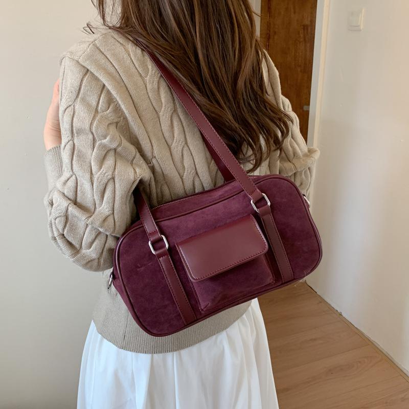 Large-capacity Bag Women's Autumn and Winter Versatile 2025 New Simple Casual Shoulder Underarm Bag Work Commuter Pillow Bag