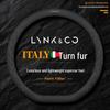 Lynk & Co 03 Suede Steering Wheel Cover: Non-Slip, Genuine Leather for All Seasons
