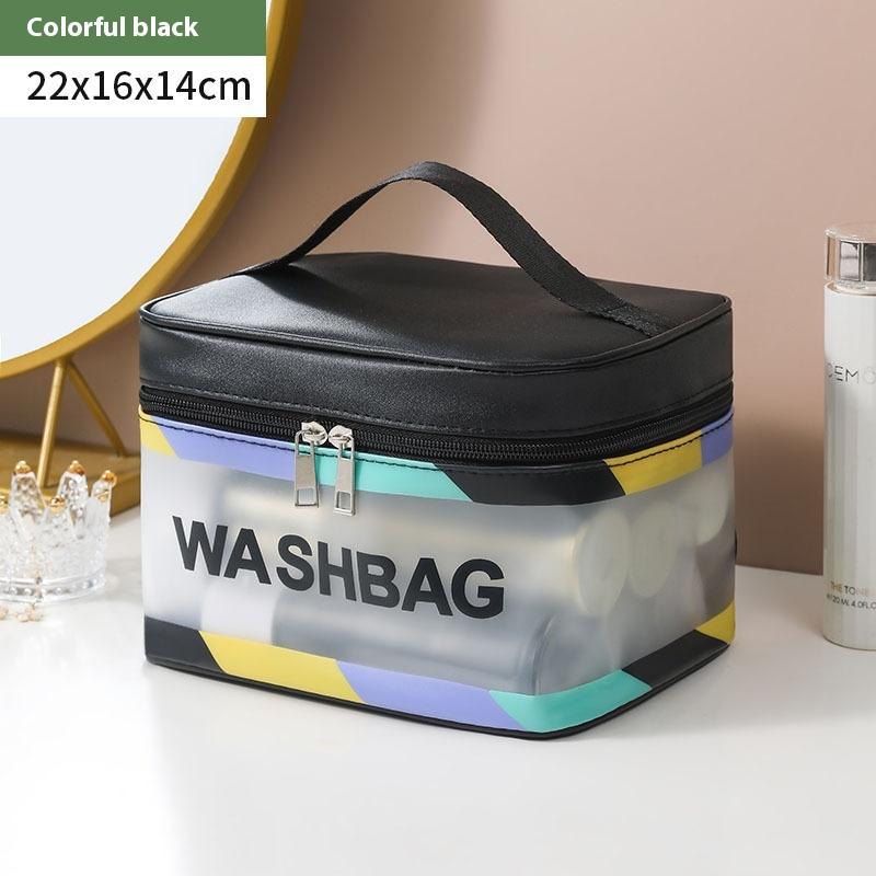 Geantă cosmetică de mare capacitate, de mare valoare, pentru femei, geantă de călătorie portabilă, geantă de înot, produse de îngrijire a pielii, geantă de toaletă