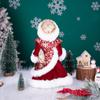 Rot-Gold Jacquard Snegurochka Weihnachtspuppe
